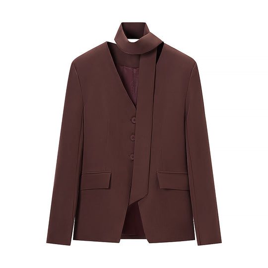 Damen Taillierter Blazer mit Schluppe, Knopfleiste und Pattentaschen Shop Nory