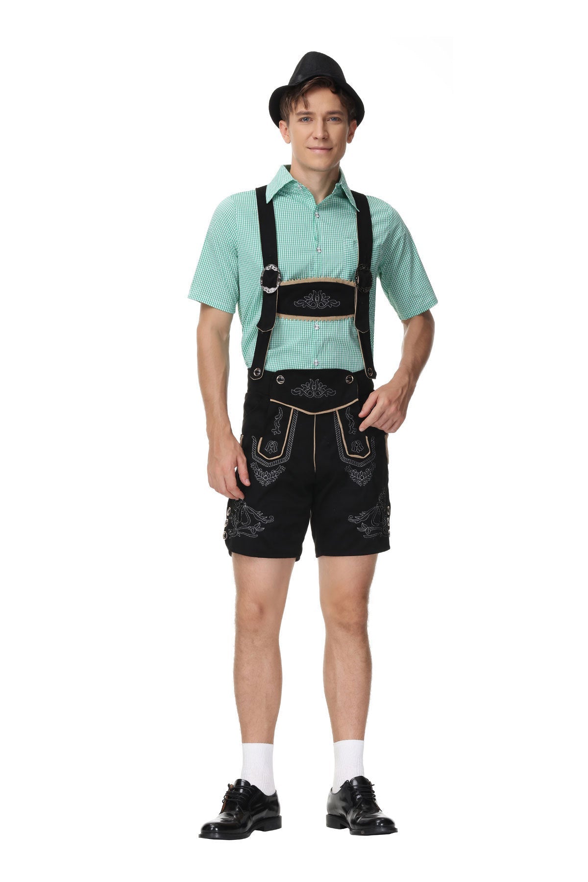 Herren Stilvolles Trachten-Outfit mit aufwändigen Stickereien und modernen Akzenten
