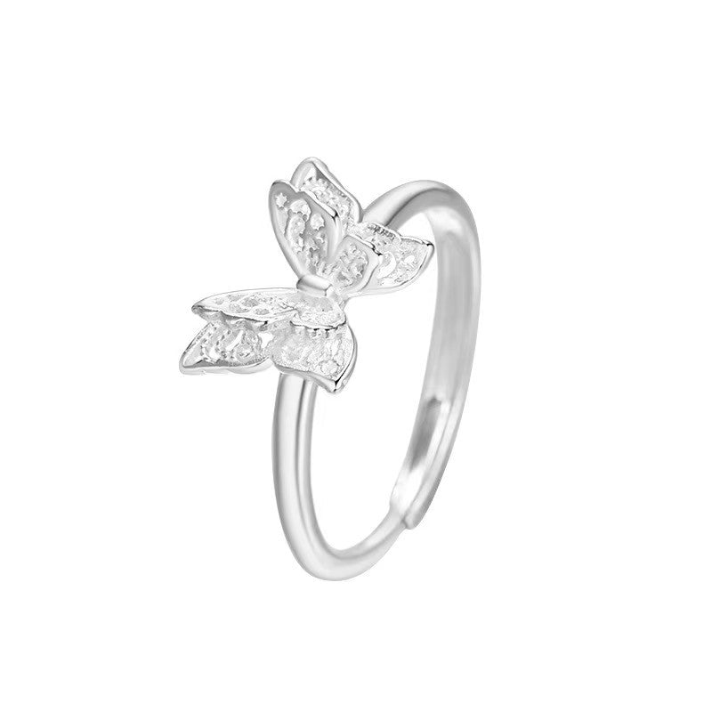 Damen zierlicher Schmetterlingsring mit feiner Detailarbeit Shop Nory