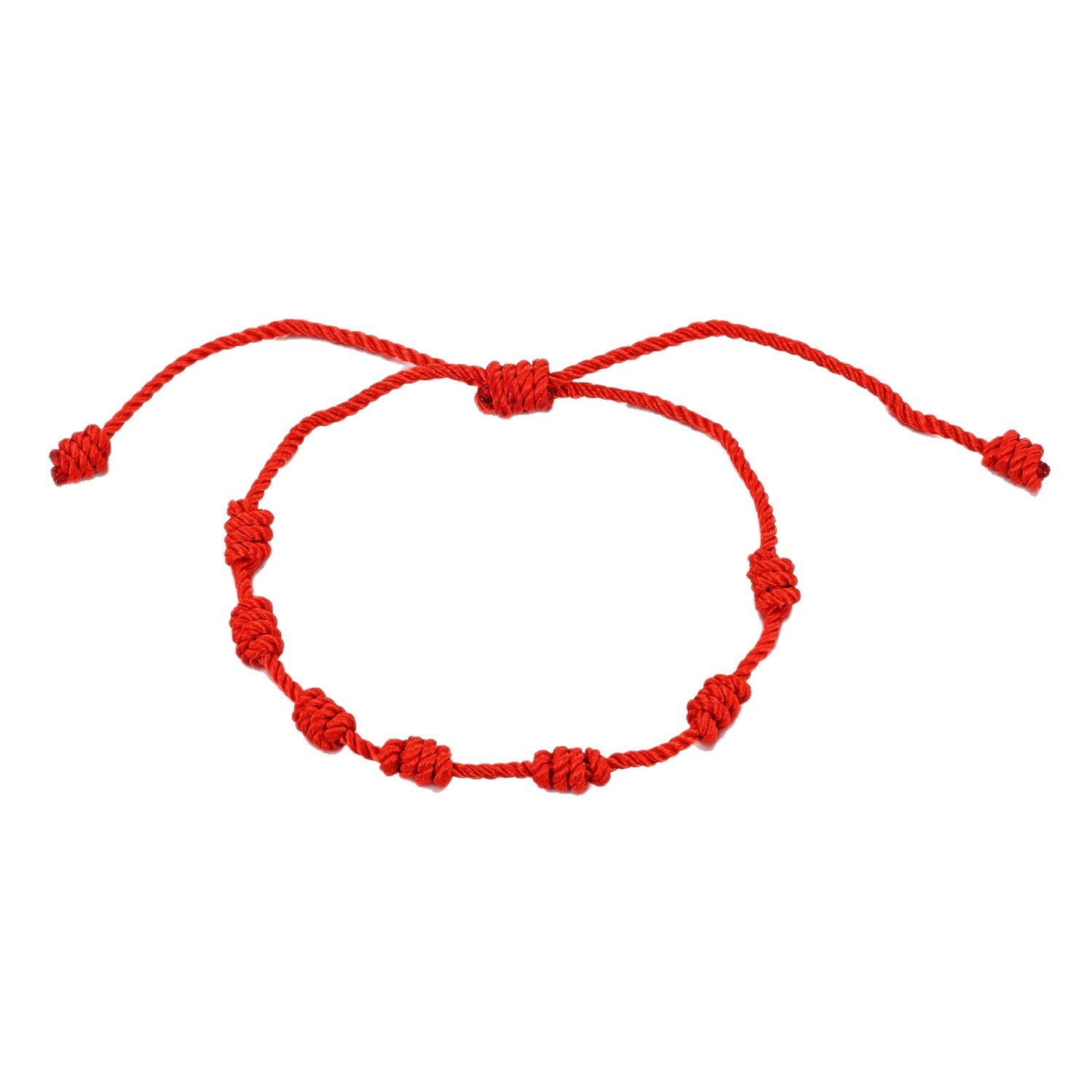 Damen Fußkettchen aus geflochtenem Nylon mit Knoten-Design Shop Nory