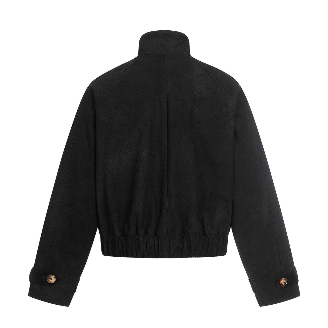 Unisex Kurz geschnittener Boxy‑Blouson mit Knebelverschlüssen und verstellbaren Manschetten Shop Nory