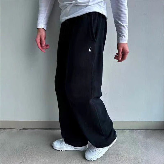 Herren Weite Baggy-Sweathose mit elastischem Bund und Sticklogo Shop Nory