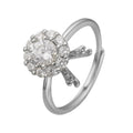 Damen Ring mit luxuriösem Zirkonia-Kristallbesatz Shop Nory