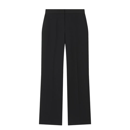 Damen weite Anzughose mit hoher Taille, Bügelfalte und elastischem Rückbund Shop Nory