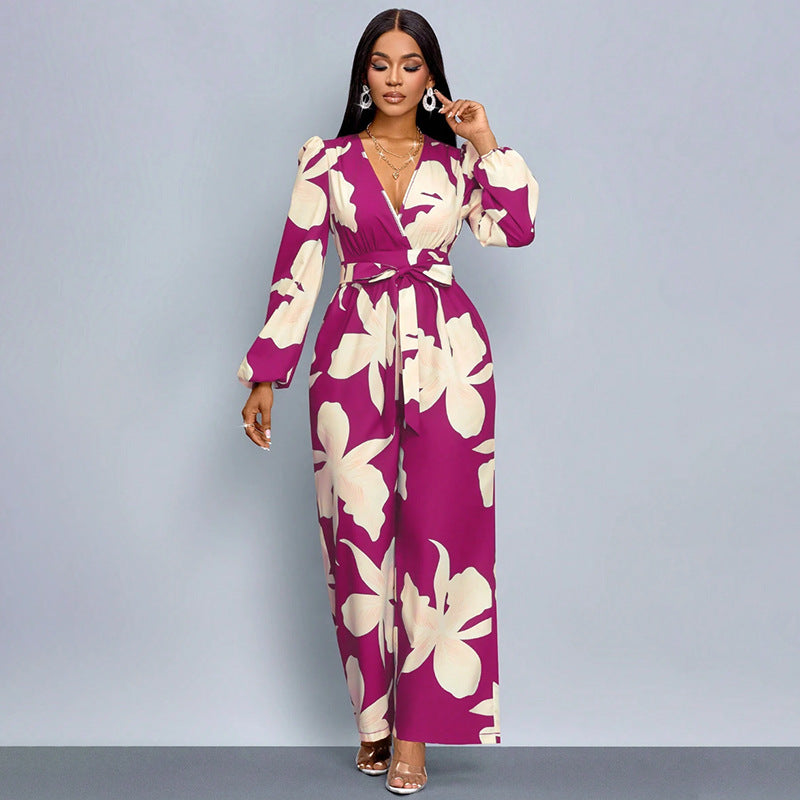 Damen Elegantes Maxikleid mit tiefem V-Ausschnitt und Novoline Shop Nory