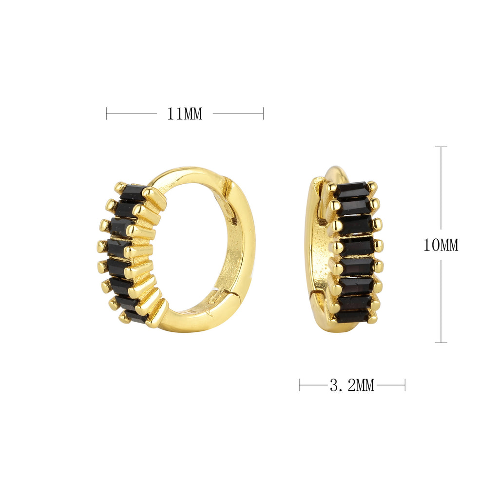 Damen Ohrringe mit pinken Zirkonsteinen in hochwertiger Goldfassung Shop Nory