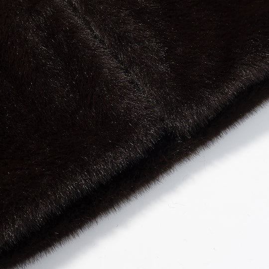 Damen Kurzgeschnittener Kunstfell-Bolero mit 3/4-Ärmeln Shop Nory