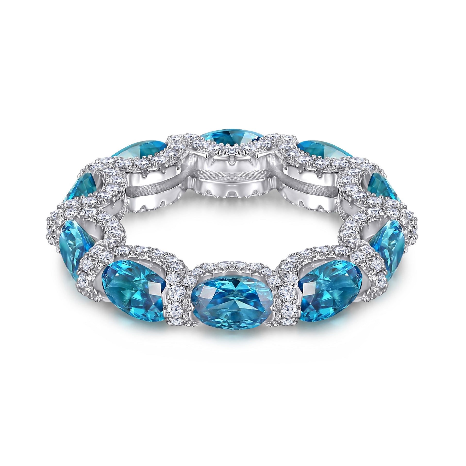 Damen Verlobungsring mit Herzdetails und funkelndem Zirkonia-Besatz Shop Nory