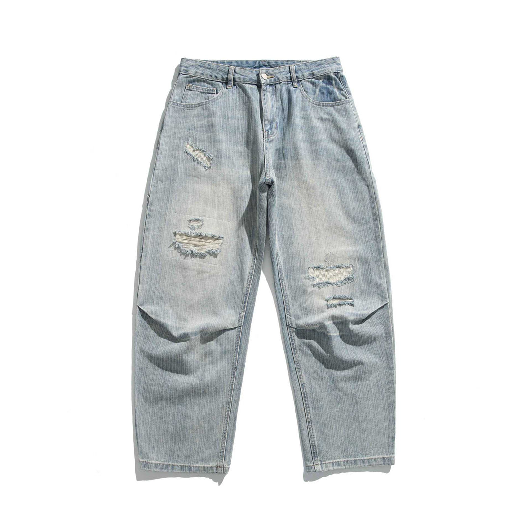 Herren Lässige Straight‑Leg Jeans mit Destroyed‑Details und mittelhoher Leibhöhe Shop Nory