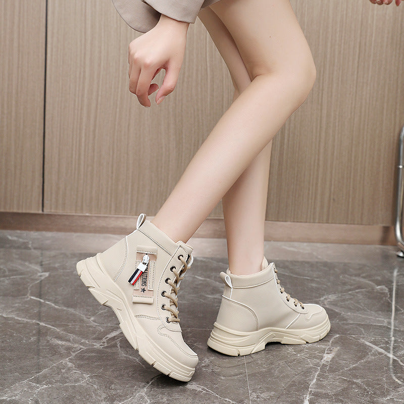 Damen High-Top Sneakers mit dämpfender Sohle und trendigem Design