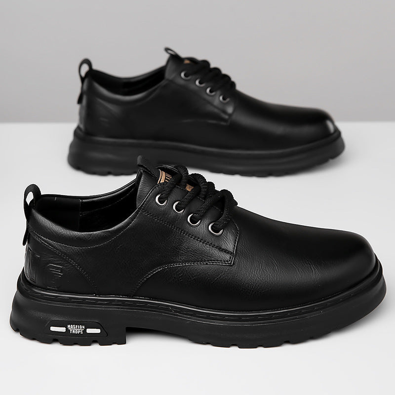 Herren Premium-Lederschnürschuhe mit ergonomischer Fußbett
