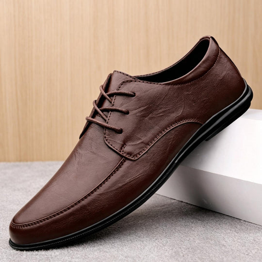 Herren Elegante Echtleder Schnürschuhe Shop Nory