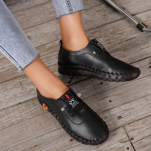 Damen handgenähter Komfort-Mokassin mit flexibler Profilsohle und gepolsterter Innensohle Shop Nory