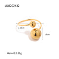 Damen Offener Ring mit stilvollem Kugel-Design Shop Nory