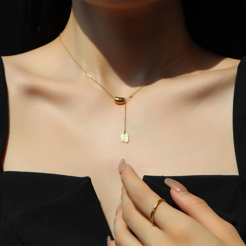 Damen Schichten Medaillon Halskette Shop Nory