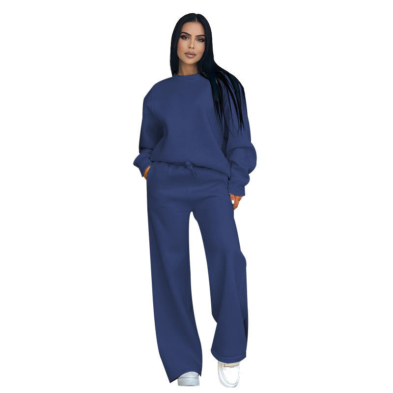 Damen Sportliches Sweatshirt und Hosen Set