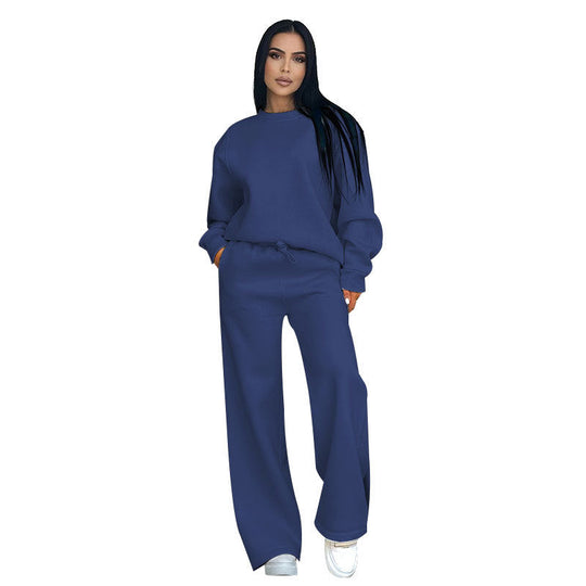 Damen Sportliches Sweatshirt und Hosen Set