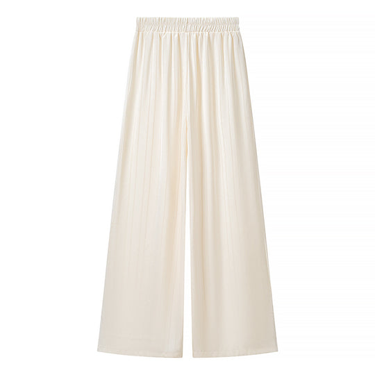 Damen Plissierte Palazzo-Hose aus veganem Lederimitat mit hohem Bund Shop Nory