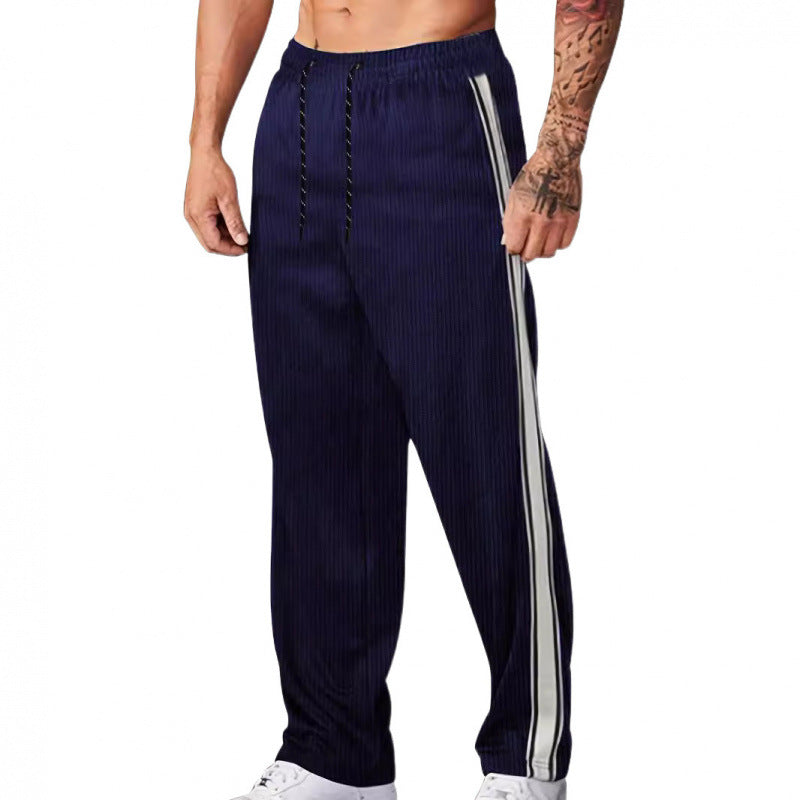 Herren Sportliche Freizeithose mit seitlichen Streifen