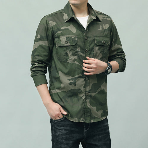 Herren Camouflage Hemd mit Taschen Shop Nory