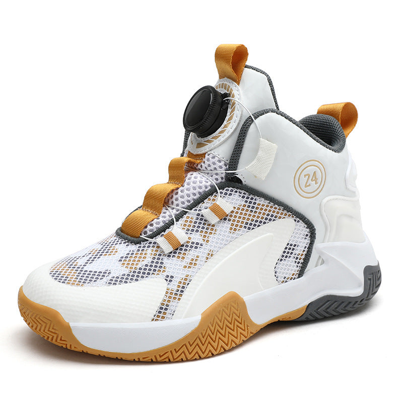 Unisex High-Top Basketball-Sneaker mit Drehverschluss und atmungsaktivem Mesh Shopy Nory