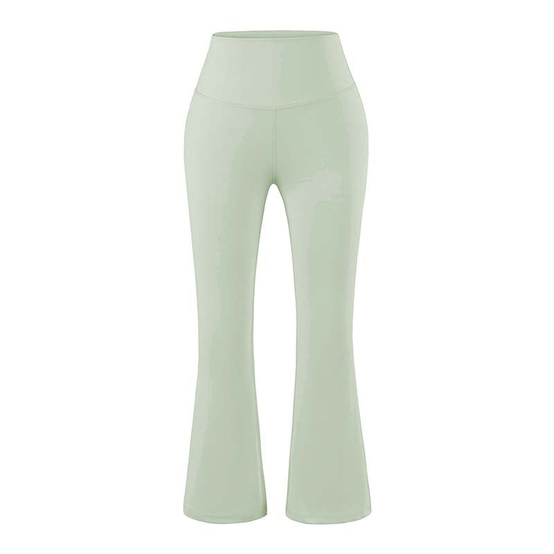 Damen High‑Waist Yoga-Flarehose mit ausgestelltem Schlag und Komfortbund Shop Nory
