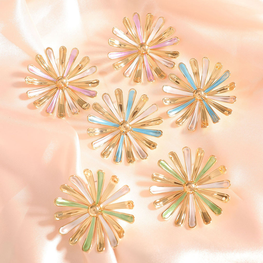 Damen Ohrringe im floralen Sonnenblumen-Design Shop Nory