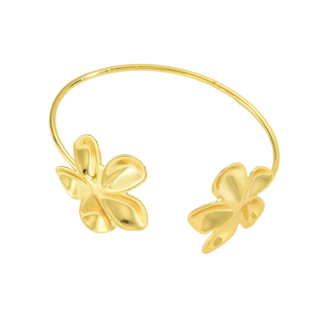 Damen Armreif mit kunstvollem Blumenmotiv Shop Nory