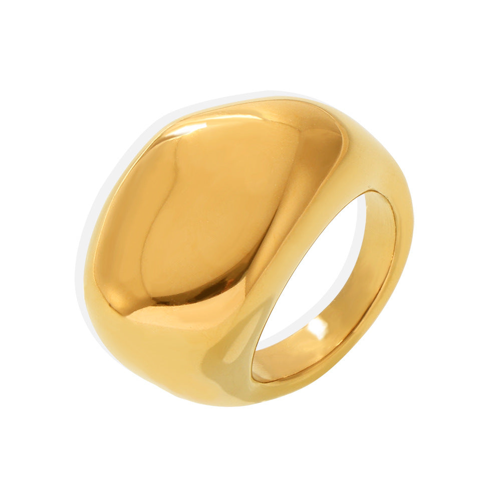 Damen Modischer Ring im modernen Design aus Edelstahl Shop Nory