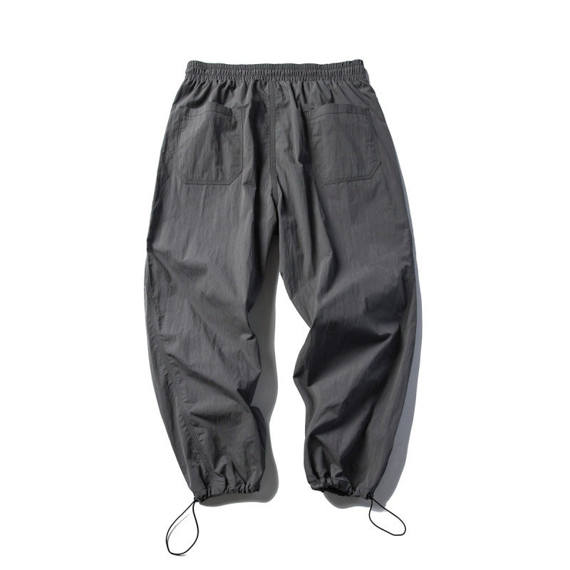 Unisex Technische Cargo-Hose im Baggy-Schnitt mit Tunnelzugbund und verstellbaren Beinabschlüssen Shop Nory