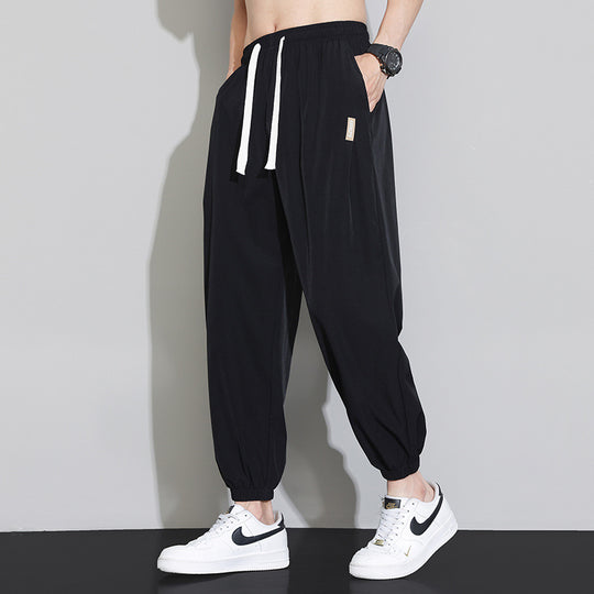Herren Leichte Sporthose mit verstellbarem Bund