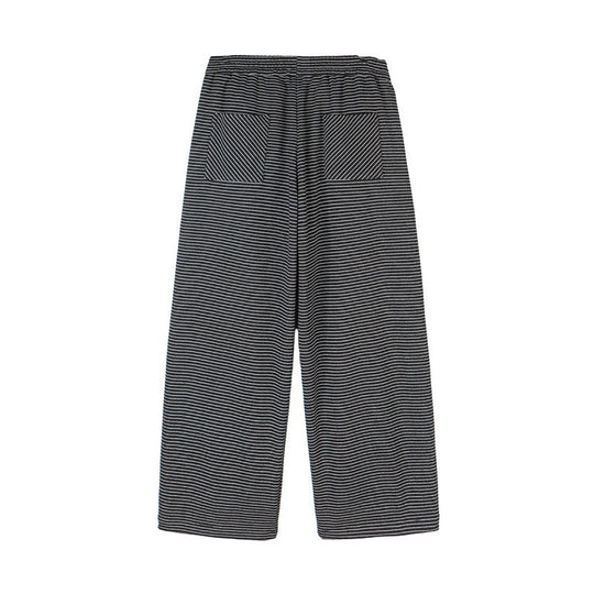 Damen Culotte-Hose mit weitem Bein, hohem Bund und feinem Streifenmuster Shop Nory