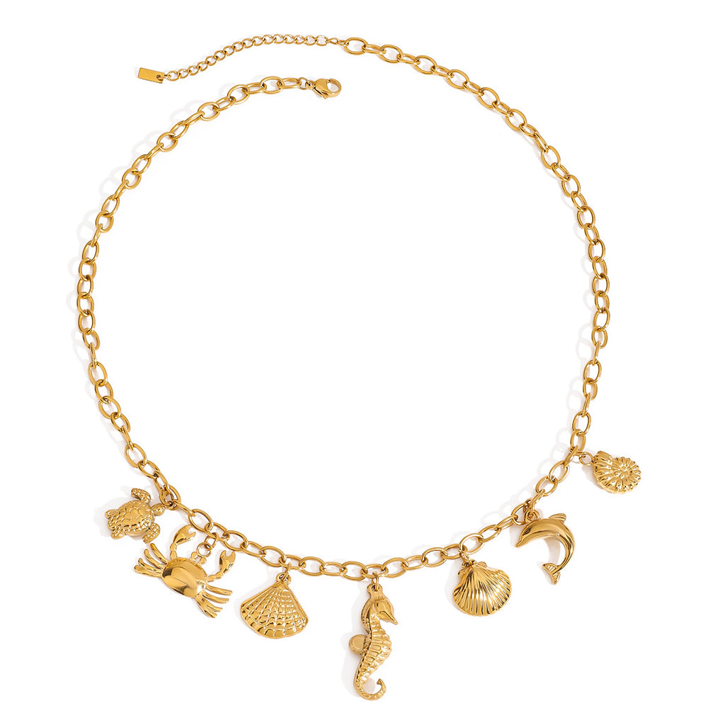 Damen Kette mit maritimem Anhängermotiv und hypoallergener Edelstahlverarbeitung Shop Nory