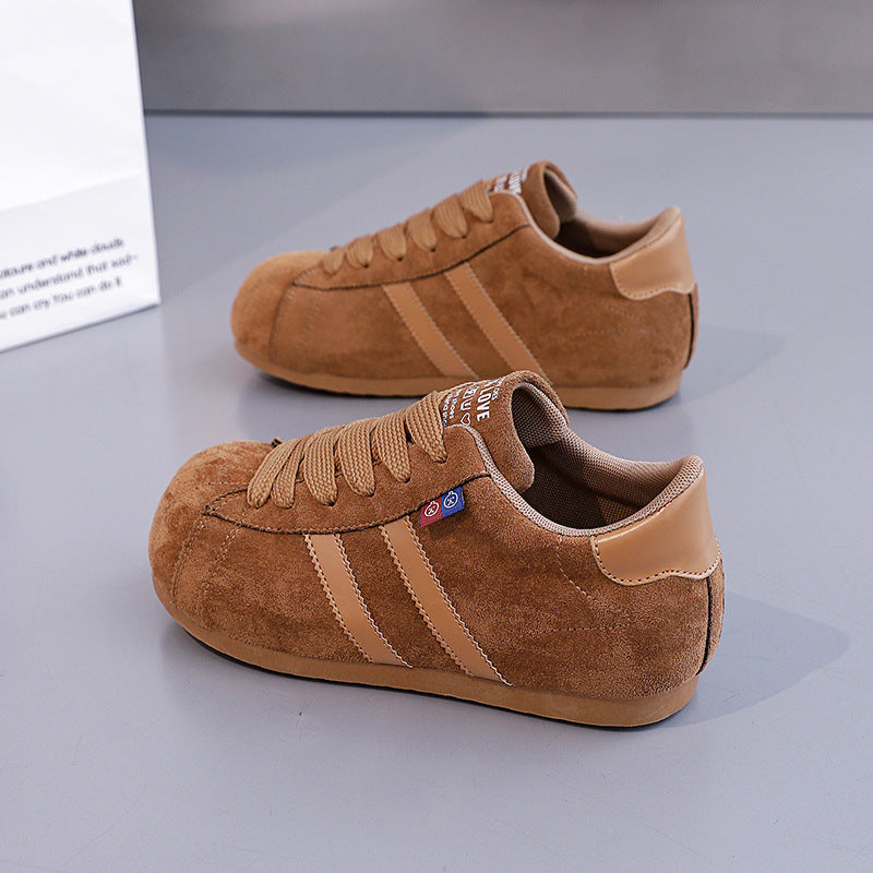 Damen Sneaker aus Rauleder mit komfortablem Fußbett