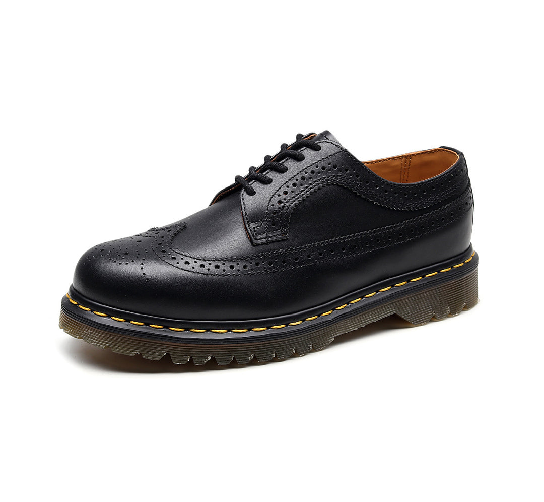 Herren klassische Brogue Derby Schnürschuhe mit gepolsterter Luftsohle Shop Nory