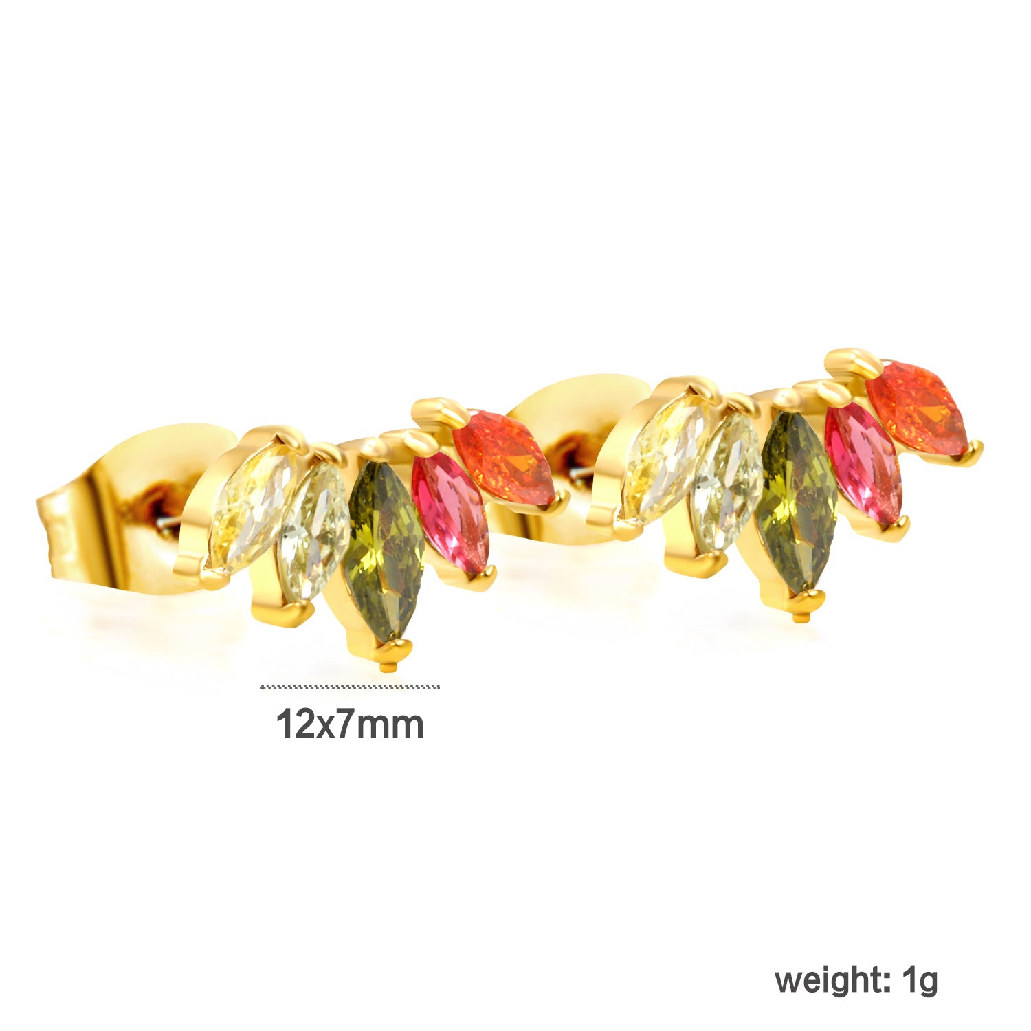 Damen Elegante Creolen mit funkelnden Zirkonia und kunstvollem Design Shop Nory