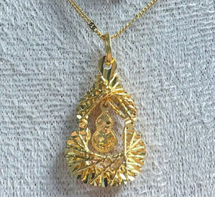 Damen kunstvoller Buddha-Anhänger mit Zirkonia-Verzierung Shop Nory