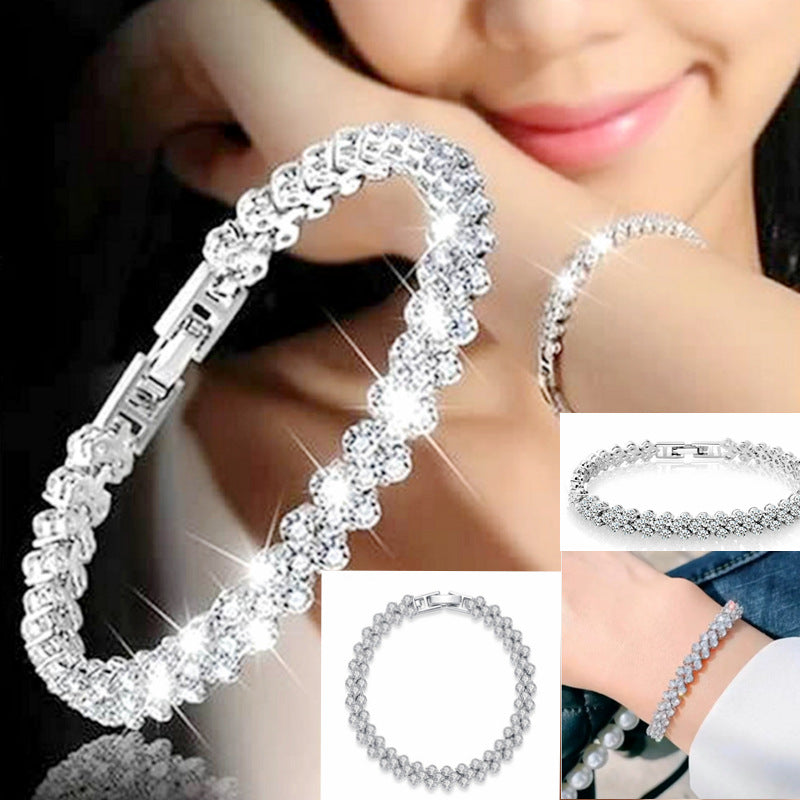 Damen Armband mit Funkelnden Zirkonia Steinen Shop Nory