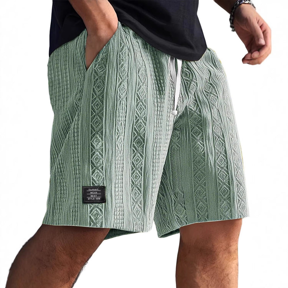 Herren Stilvolle Freizeithosen im lässigen Strickdesign