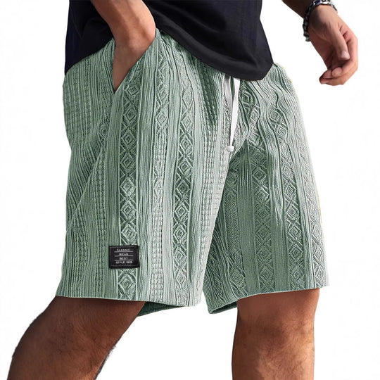 Herren Stilvolle Freizeithosen im lässigen Strickdesign