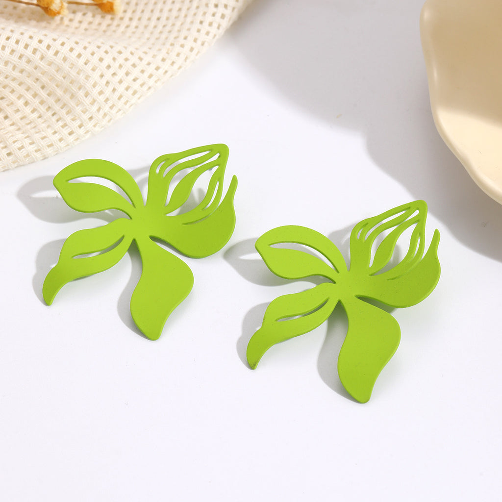 Damen Ohrclips im floralen Größen-Look Shop Nory