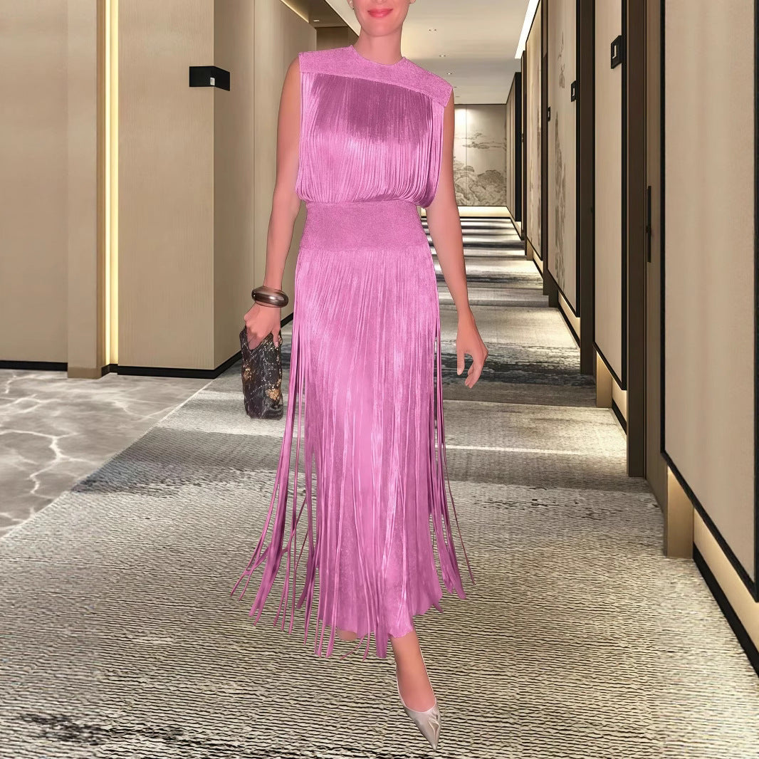 Damen Elegantes Abendkleid mit schwingendem Saum