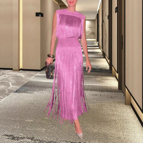 Damen Elegantes Abendkleid mit schwingendem Saum
