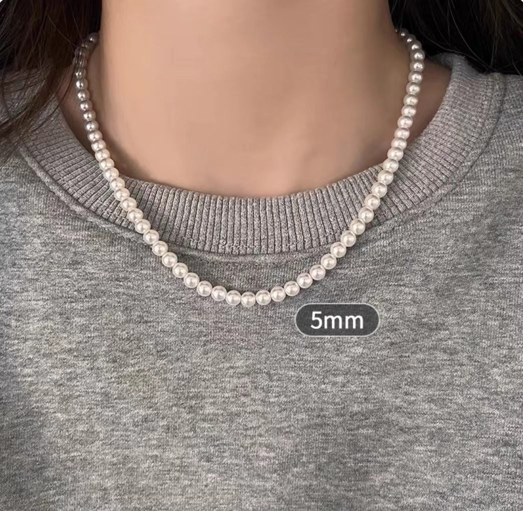 Damen klassische Süßwasserperlenkette Shop Nory