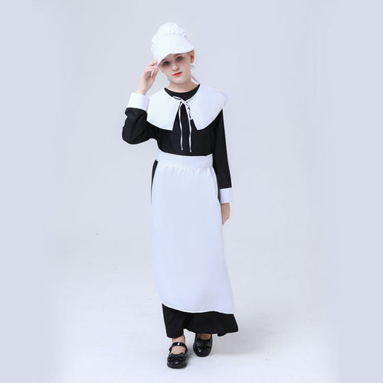Mädchen nostalgisches Dienstmädchenkostüm Shop Nory