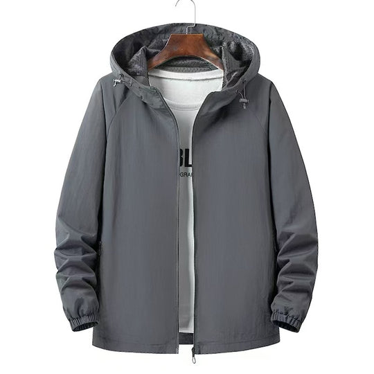 Herren Leichte Outdoorjacke mit Kapuze Shop Nory