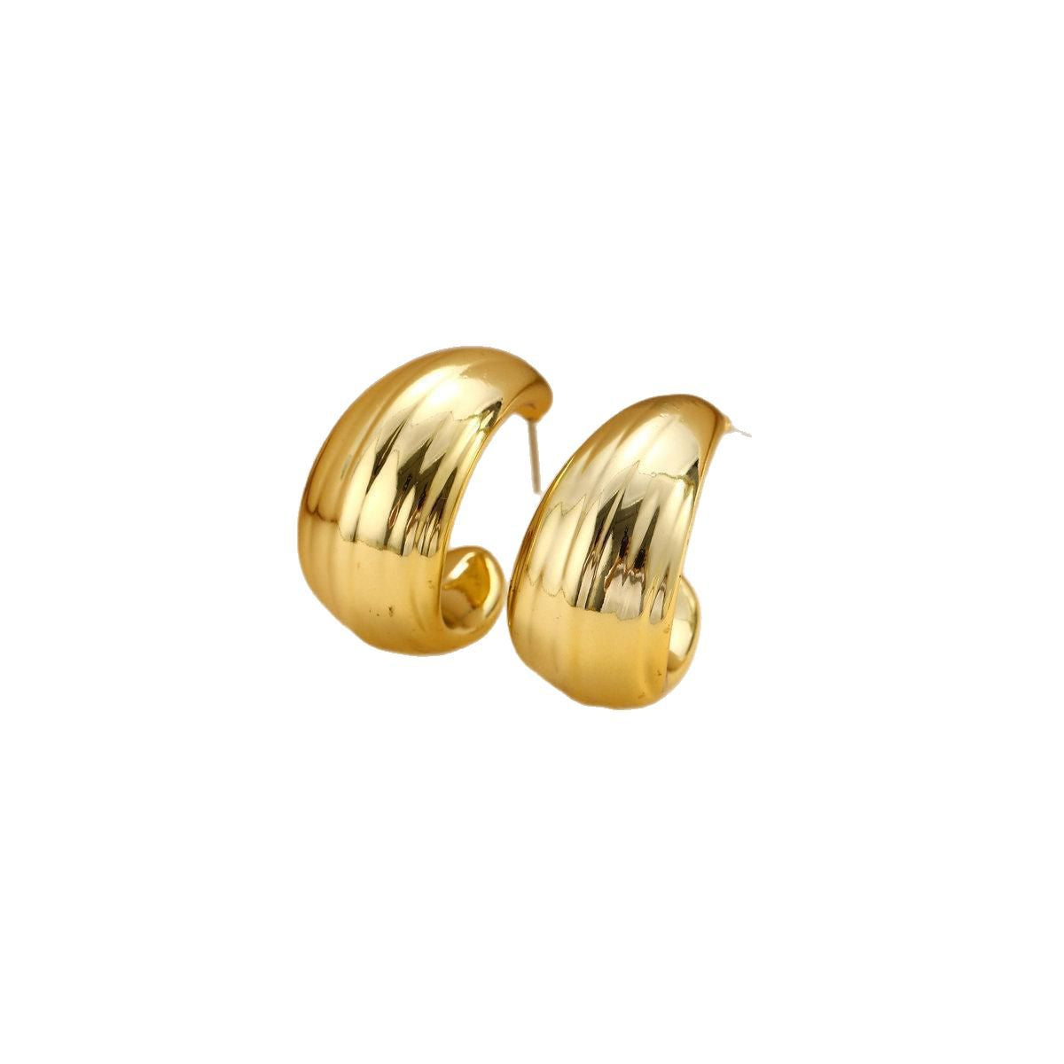 Damen Statement-Ohrringe mit elegantem, geschwungenem Design Shop Nory