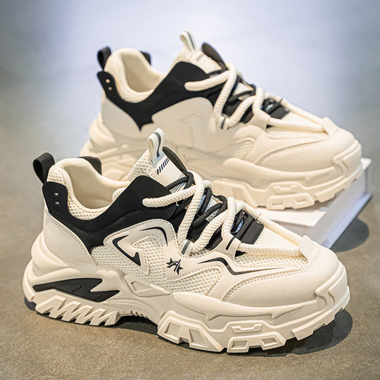 Damen sportliche Chunky Sneakers mit rutschfester Sohle und atmungsaktivem Obermaterial