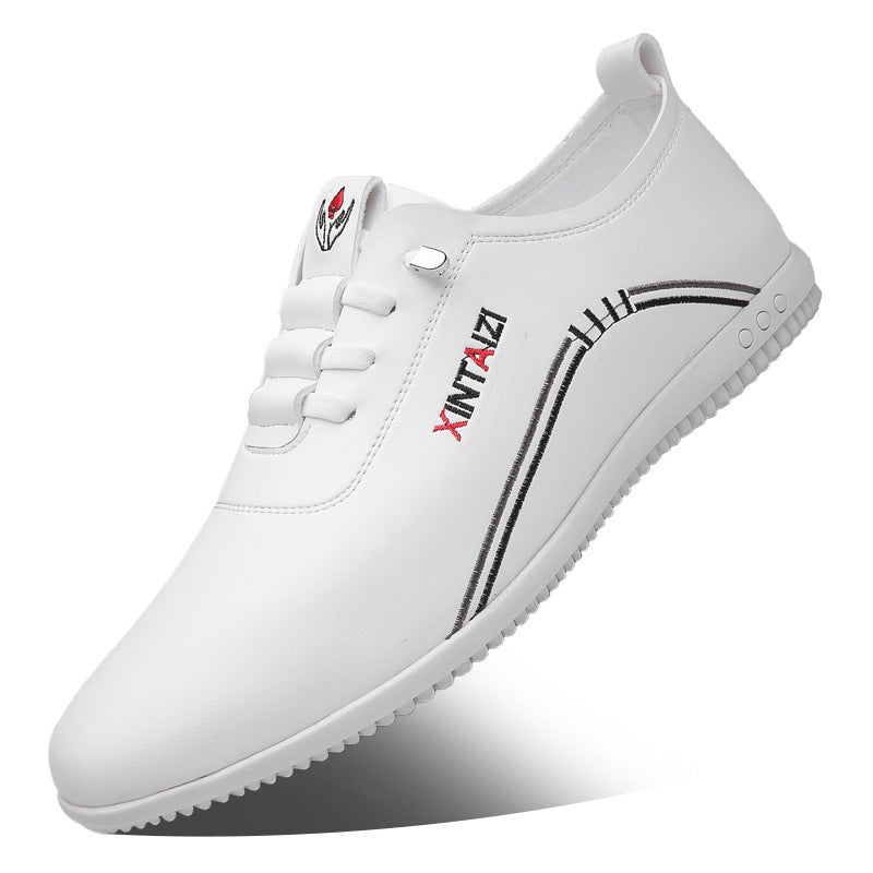 Herren Eleganter leichter Lederimitat-Slip-On mit elastischer Schnellzug-Lacing und profilierter Gummisohle Shop Nory