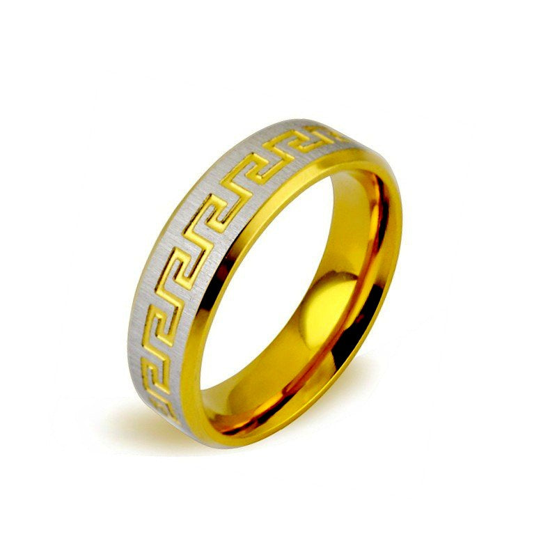 Herren Ring mit stilvollem und kunstvollem Muster Shop Nory